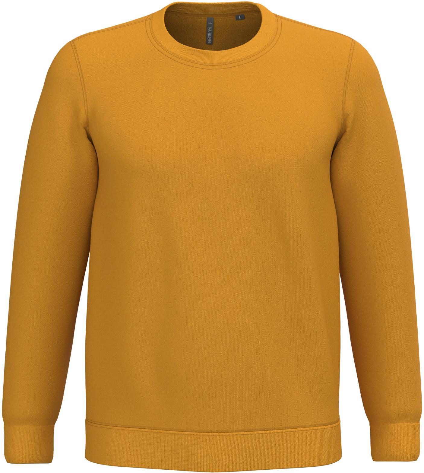 Kariban Sweatshirt Herren Sweatshirt mit Rundhalsausschnitt günstig online kaufen