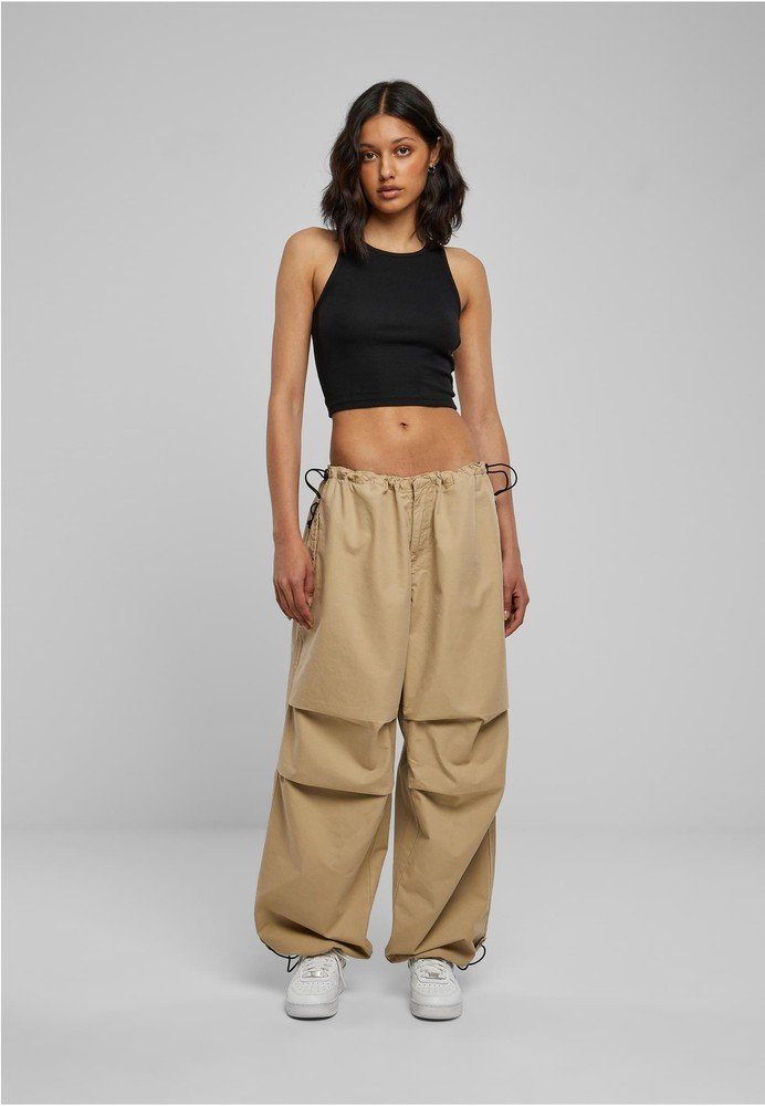 URBAN CLASSICS Stoffhose Ladies Cotton Parachute Pants