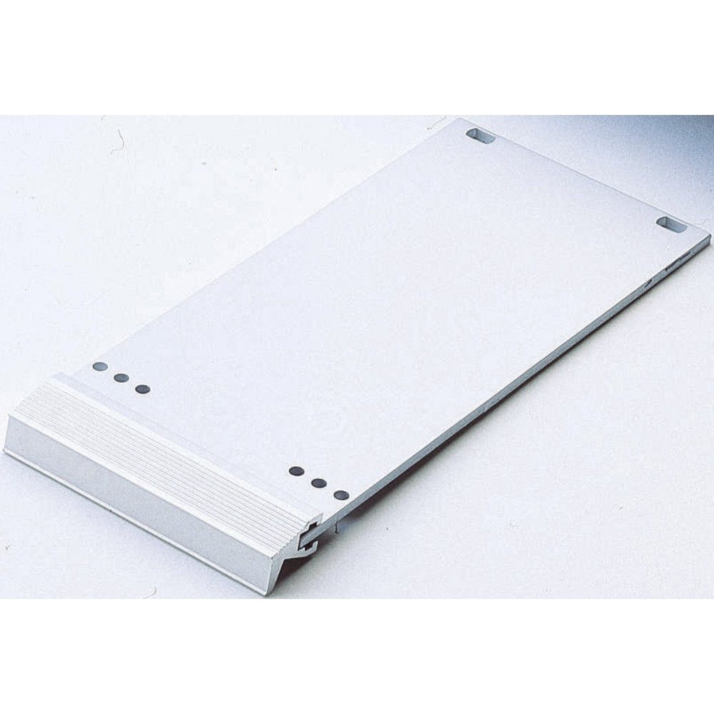 Aluminium Elektronik (matt, elox Fischer Frontplatte Elektronik Gehäusedeckel 10132096 Fischer Silber
