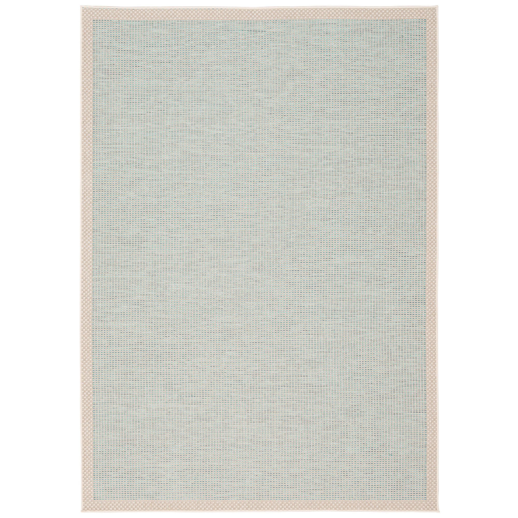 Pergamon Outdoorteppich In & Outdoor Teppich Flachgewebe Ottawa Bordüre, Re günstig online kaufen