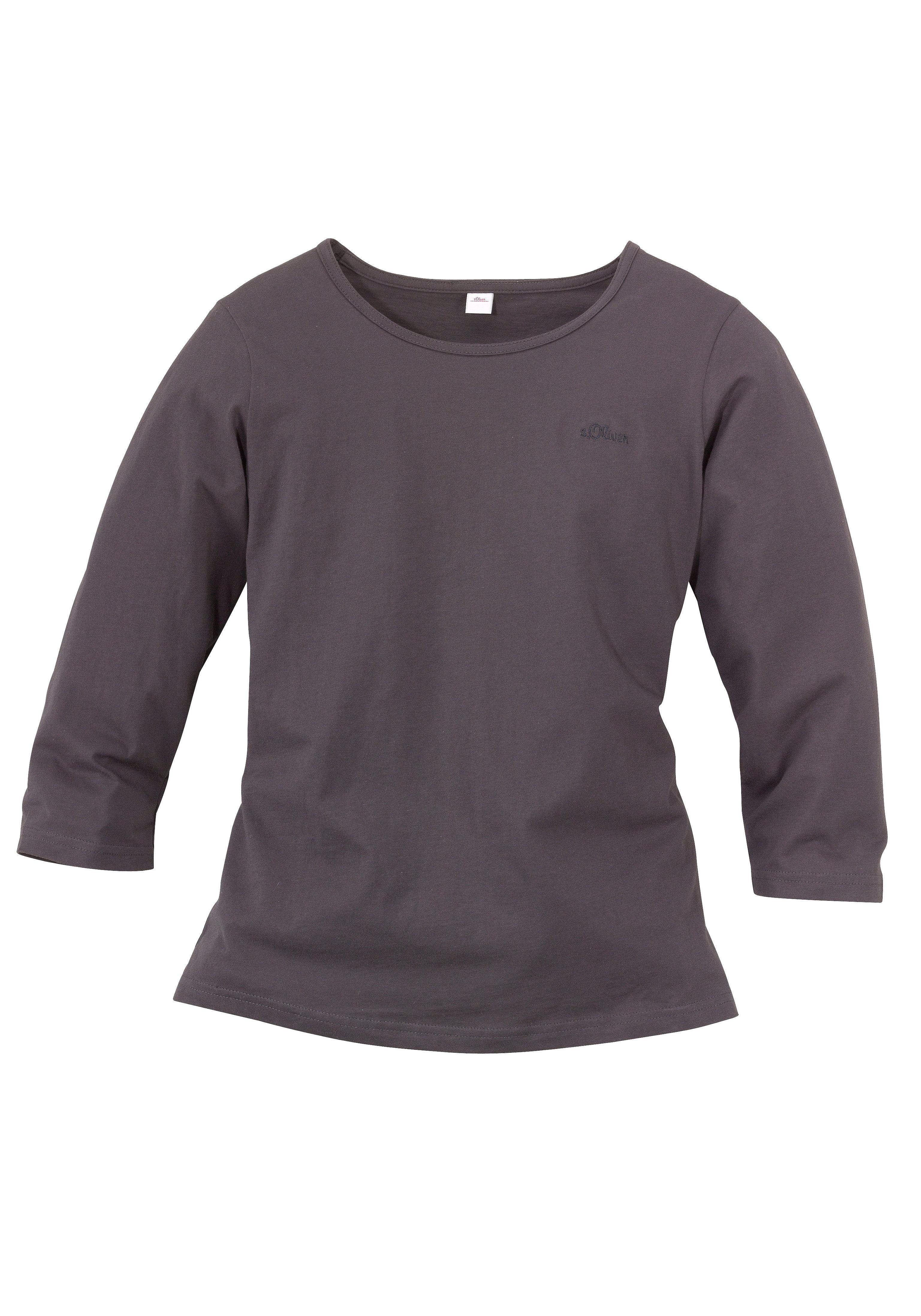 s.Oliver Pyjama (2 tlg., 2-teilig) mit feinem Blumenmuster