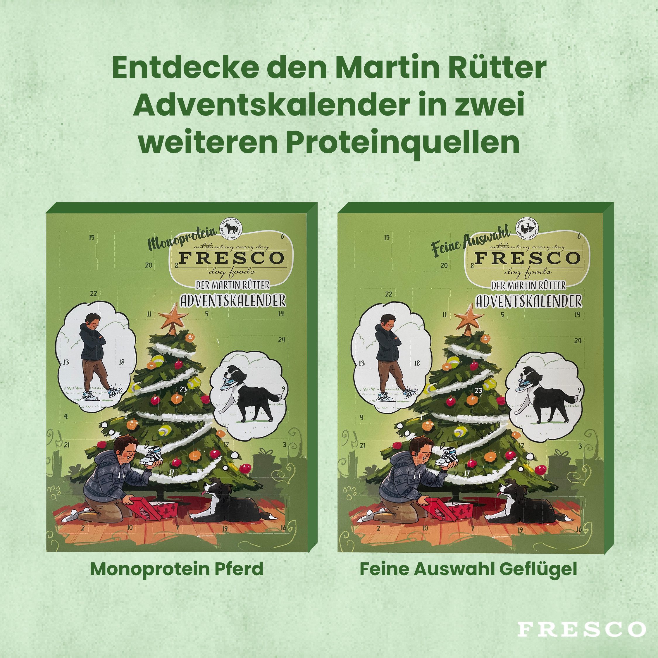 Fresco Dog Hunde-Adventskalender Martin Rütter Adventskalender 2026 für Hunde (Packung), Getreidefrei, viele Sorten & hoher Fleischanteil – Bild 5 von 5