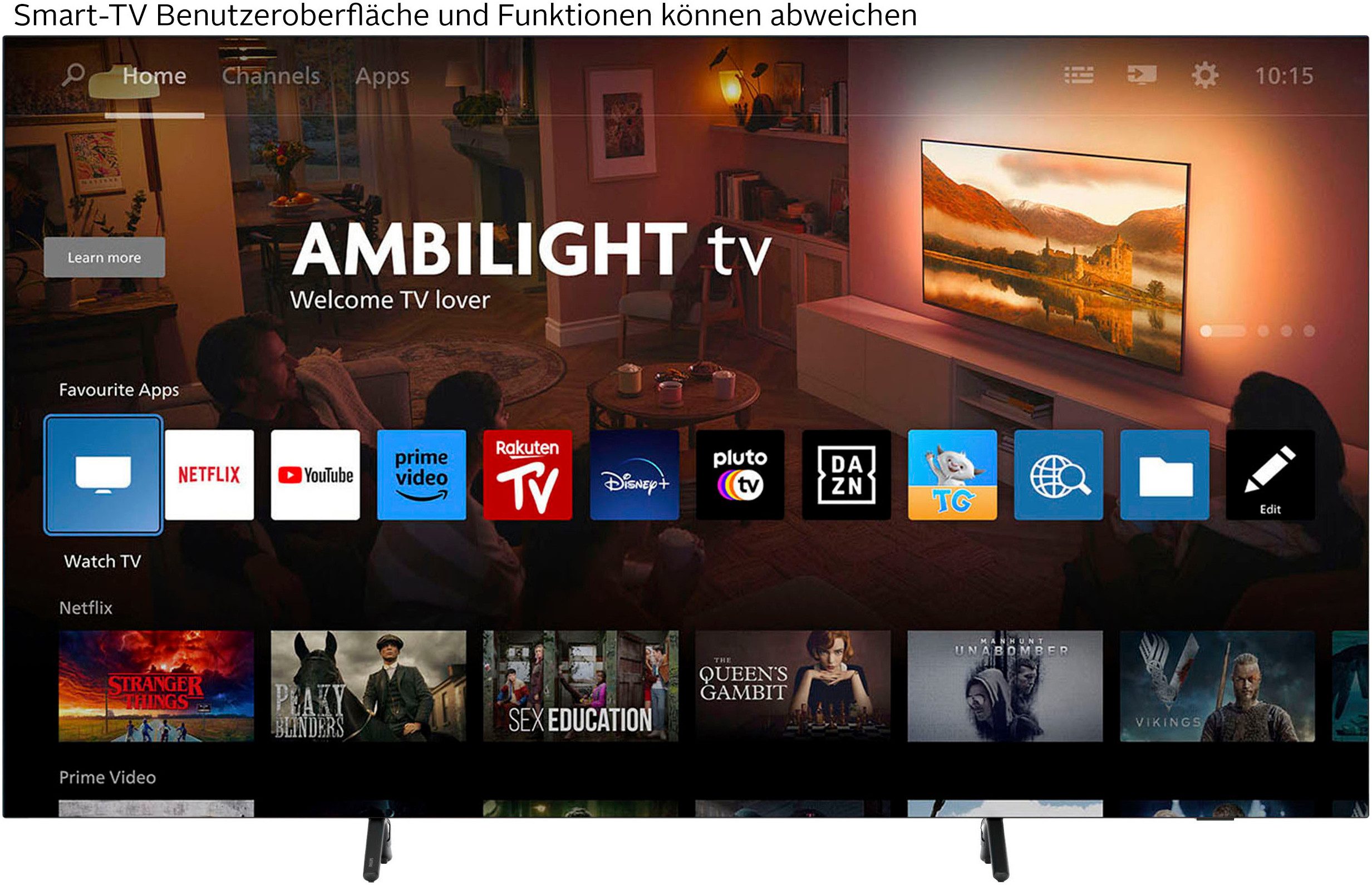 Philips 77OLED810/12 OLED-Fernseher (194 cm/77 Zoll, 4K Ultra HD, Google TV, Smart-TV)