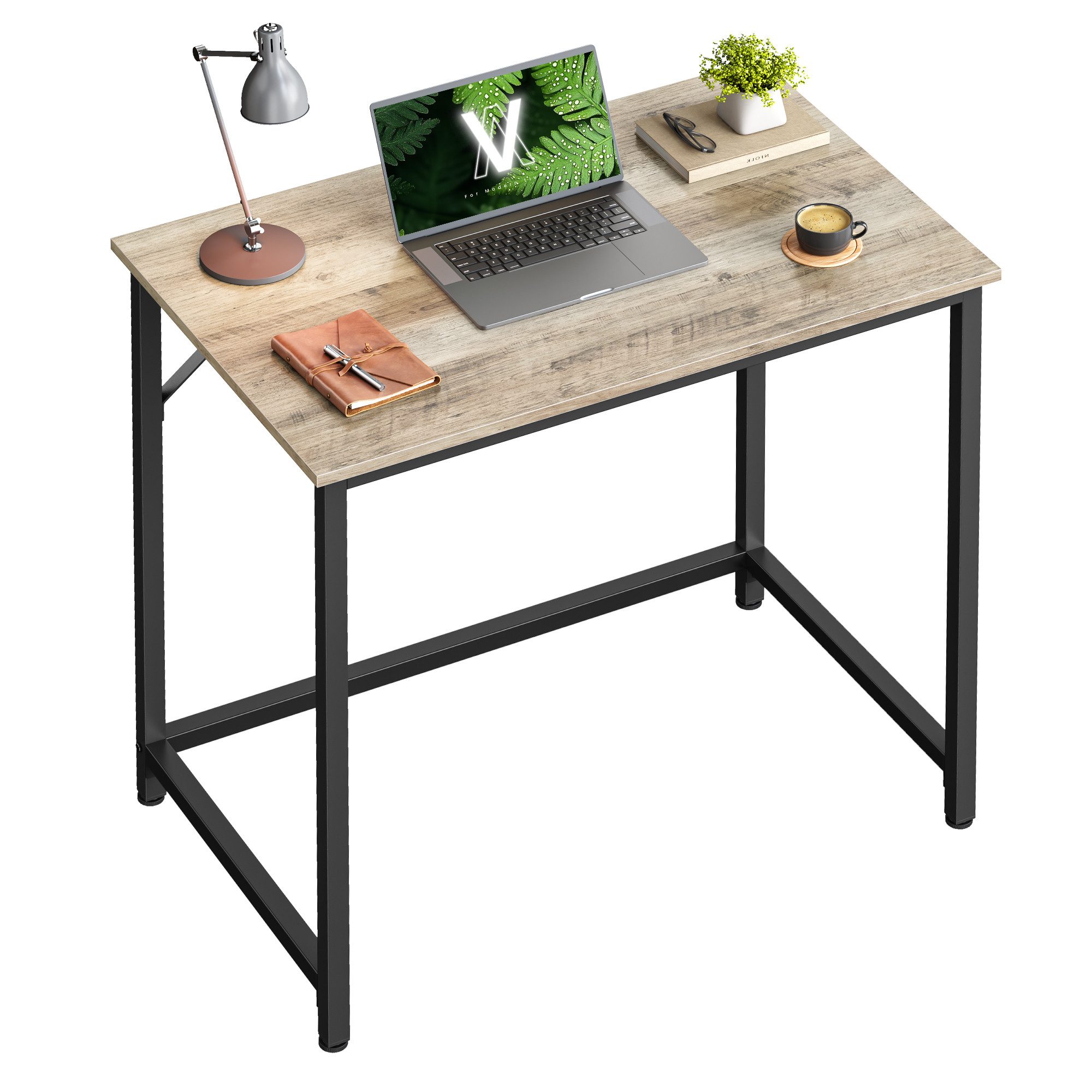 VASAGLE Schreibtisch Computertisch, Bürotisch, 80/100/120/135/160 cm, moder günstig online kaufen