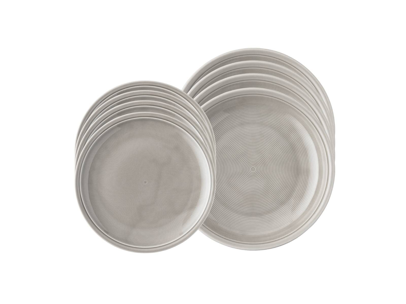 Thomas Porzellan Tafelservice Trend Colour Moon Grey Tafelset 8tlg, Porzellan