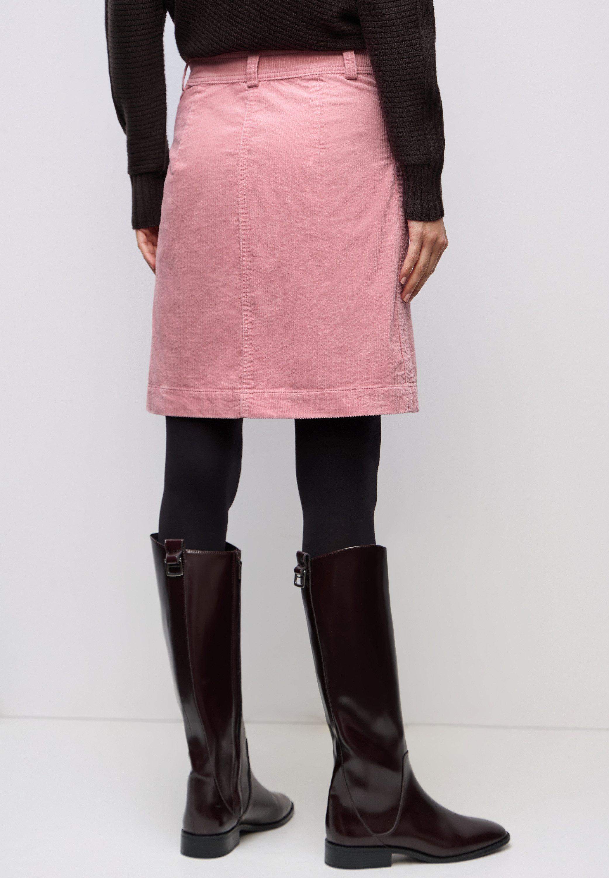 STREET ONE Minirock mit durchgehender Knopfleiste günstig online kaufen