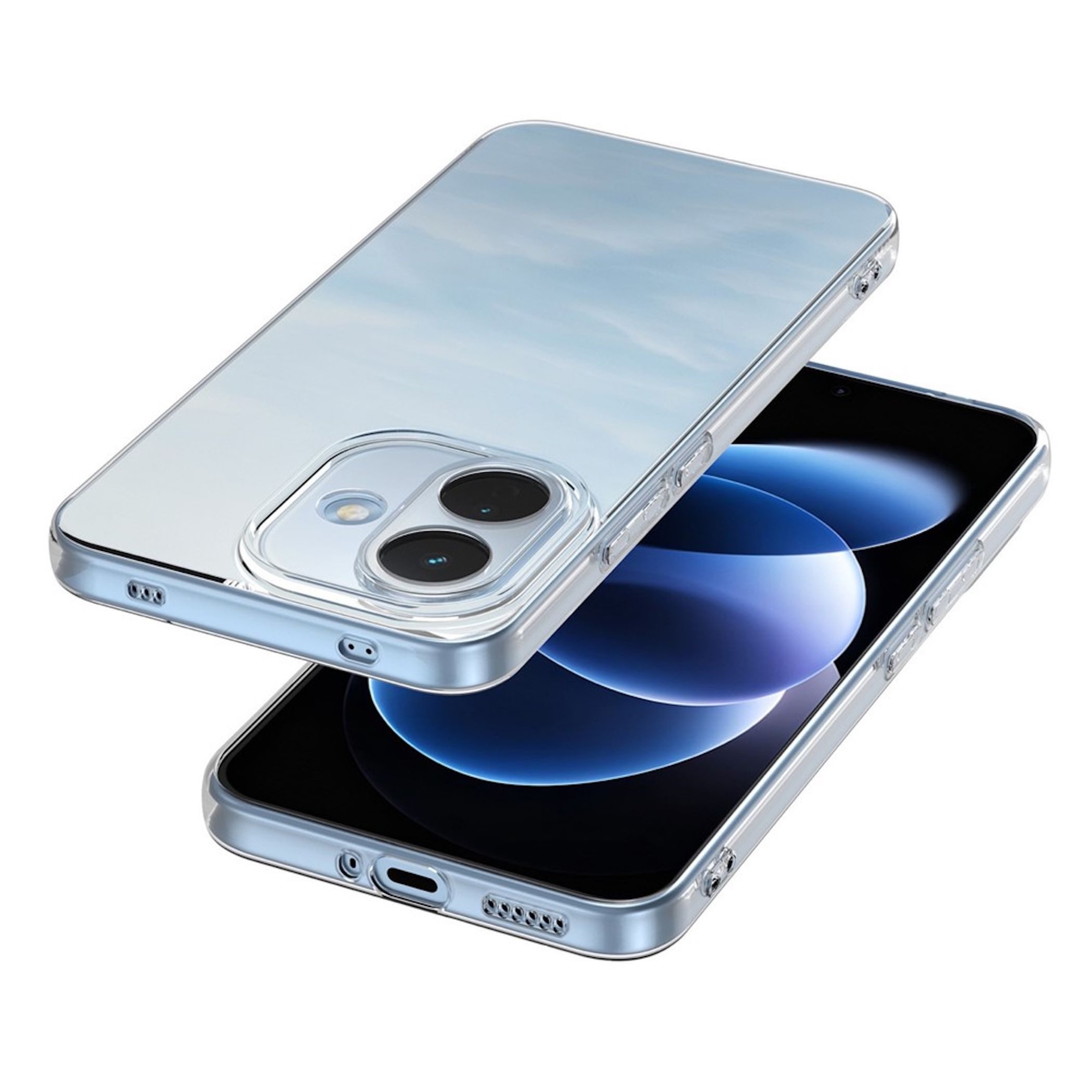 Wigento Handyhülle für Xiaomi Redmi Note 17 Pro TPU Silikon Stoßfest Flexibel Transparent 6,83 Zoll, Stilvolle TPU Hülle, präzise Aussparungen, schützend – Bild 3 von 4