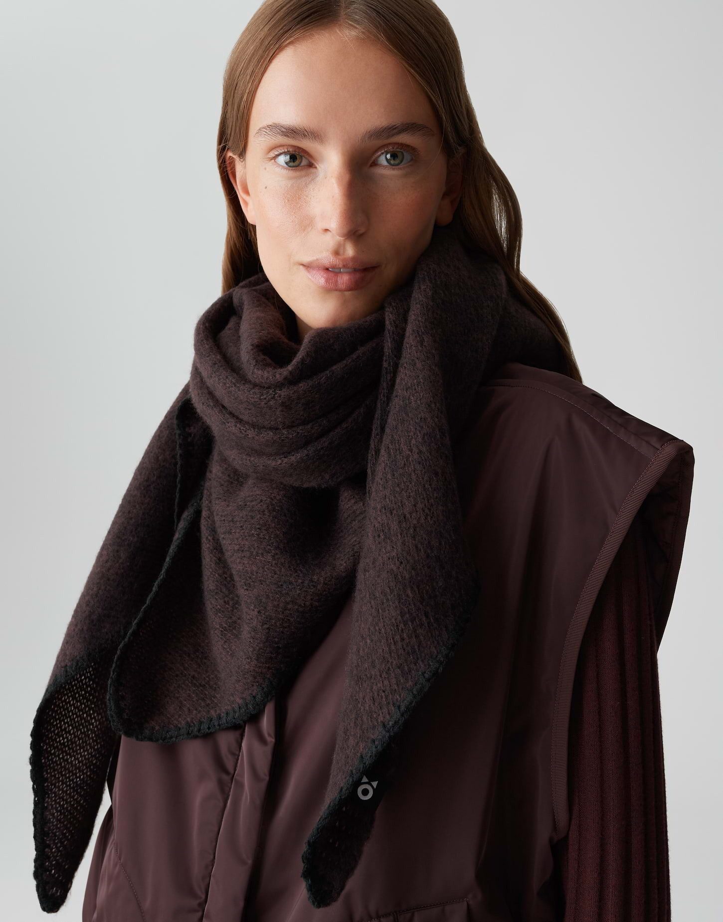 OPUS Dreieckstuch AMADSI MIX in Two-Tone Optik, one size, weicher Griff, Mé günstig online kaufen