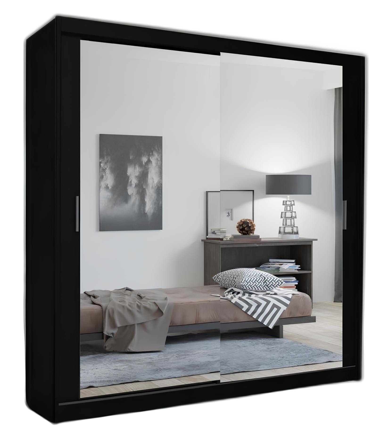 Xlmoebel Kleiderschrank Hochglanz Kleiderschrank aus Holz in Luxus-Design (1-St., Kleiderschrank) Hergestellt in Europa
