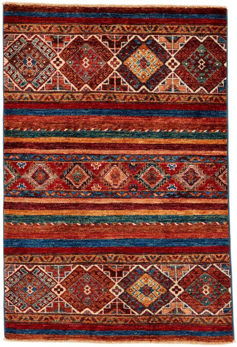 Orientteppich Arijana Shaal 87x125 Handgeknüpfter Orientteppich, Nain Trading, rechteckig, Höhe: 5 mm