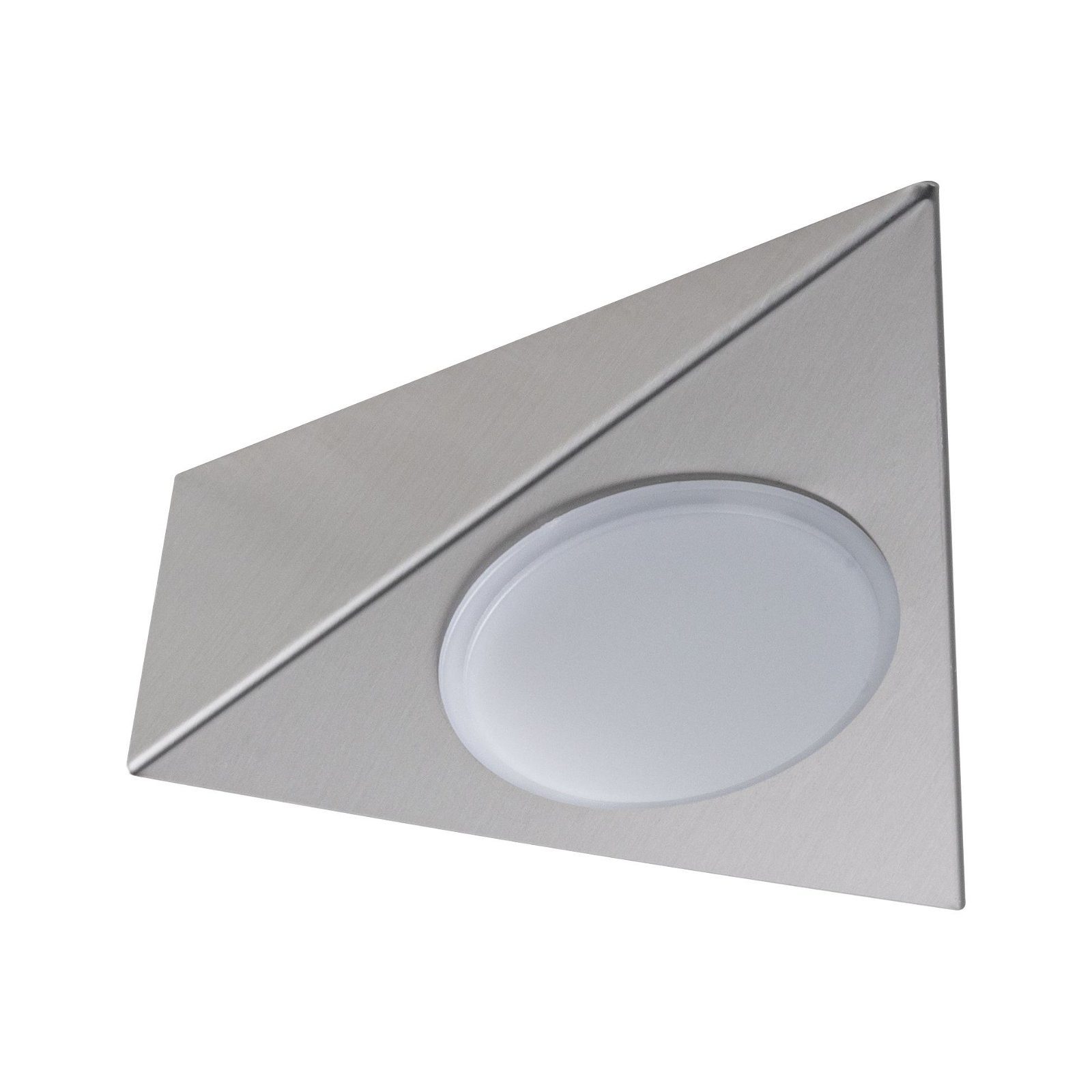 Paulmann Unterschrankleuchte Clever Connect Spot Trigo 2,1W 2700- 6500K 12V Nickel geb/Metall, LED fest integriert, Tageslichtweiß, tunable White