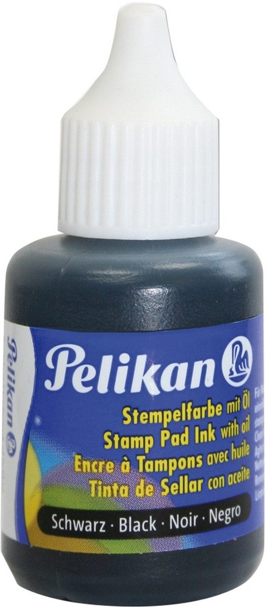 Pelikan Stempel Stempelfarbe 4 30 ml mit Öl schwarz