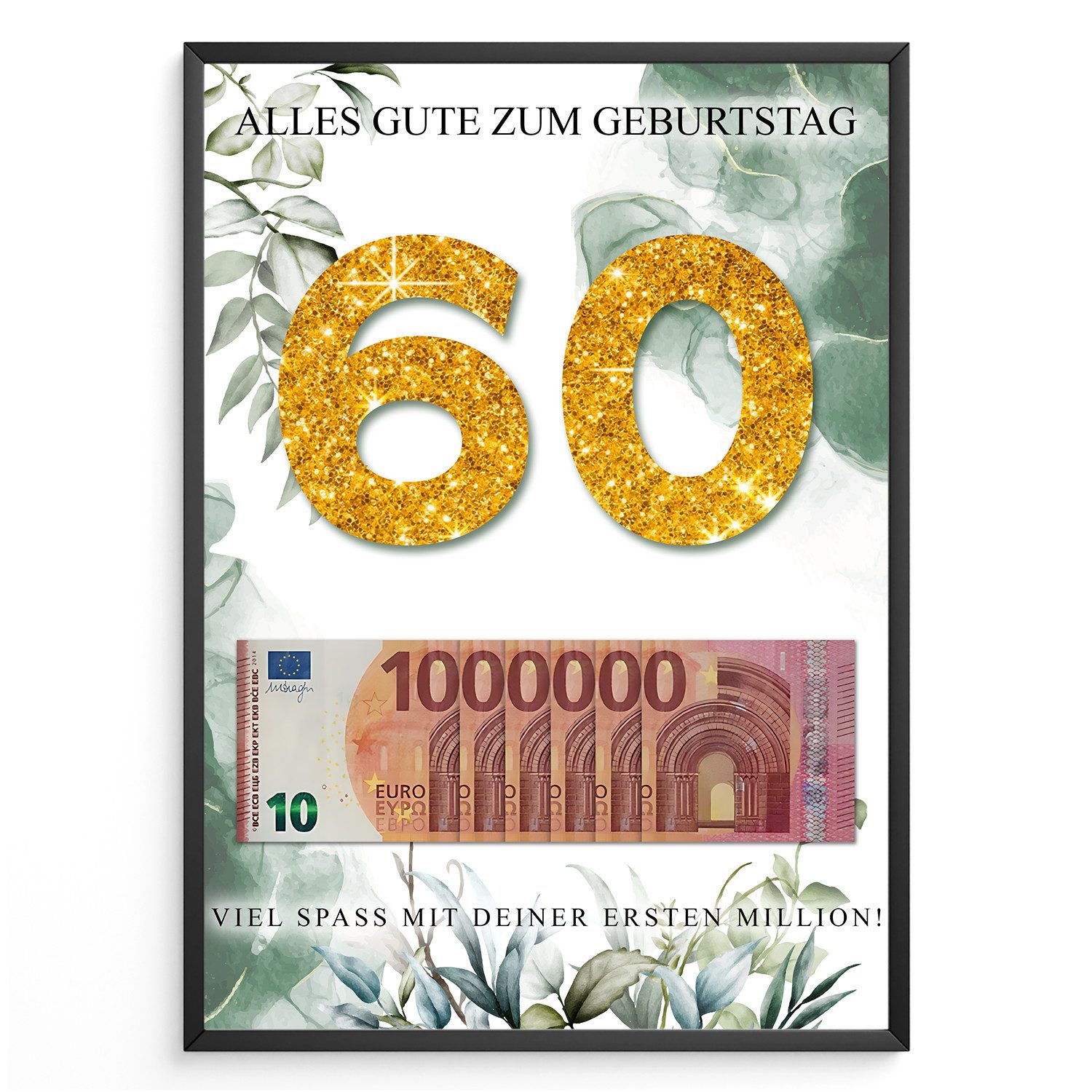 Tigerlino Poster Geldgeschenk Geburtstag Männer Frauen günstig online kaufen