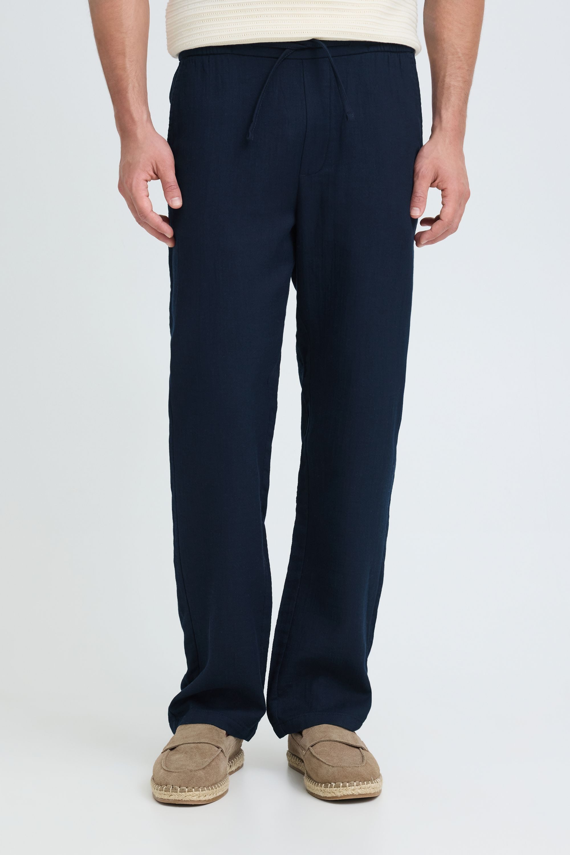 Kronstadt Chinohose KSRencroft Stoffhose mit elastischem Bund und Kordeln - Regular Fit