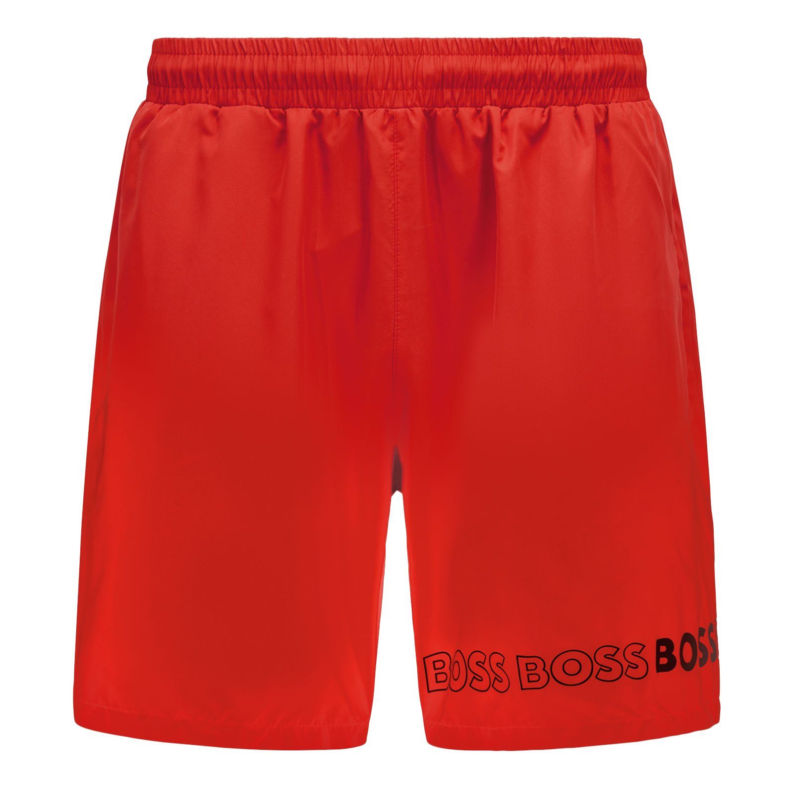 BOSS Badeshorts Dolphin mit umlaufendem Markenschriftzug günstig online kaufen
