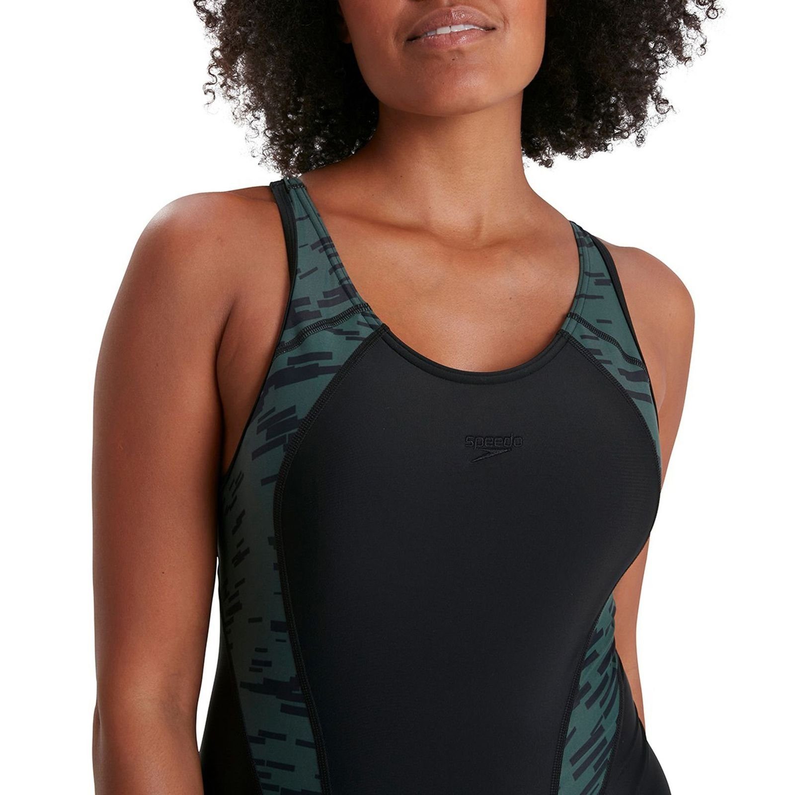 Speedo Badeanzug Panel Laneback Badeanzug