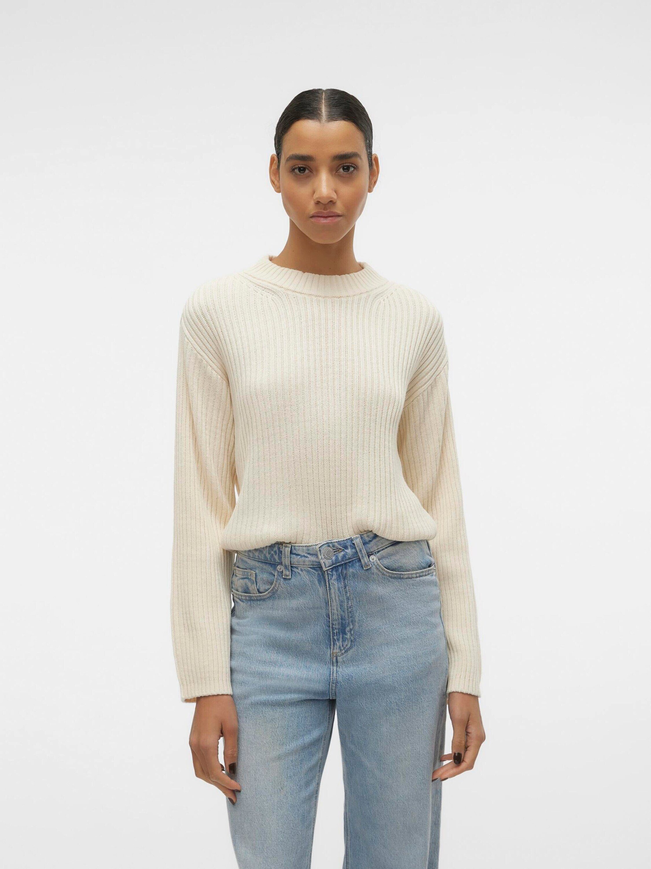 Vero Moda Strickpullover Hilde (1-tlg) Plain/ohne günstig online kaufen