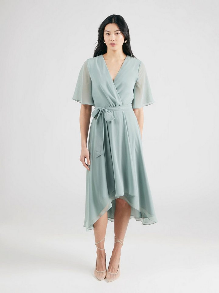SWING Midikleid (1-tlg) Drapiert/gerafft