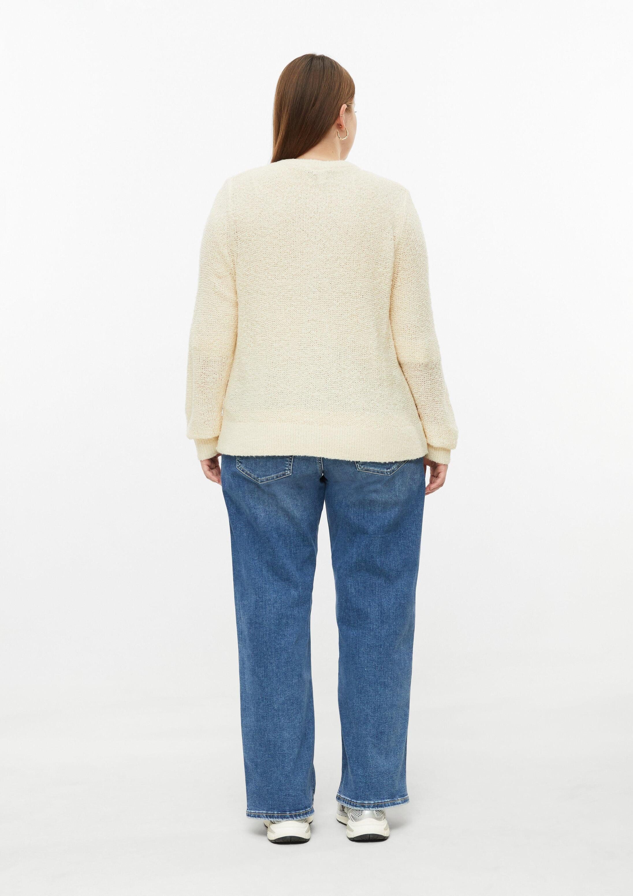 QS Cardigan Strickjacke Strickjacke in Bouclé Optik – Bild 3 von 5
