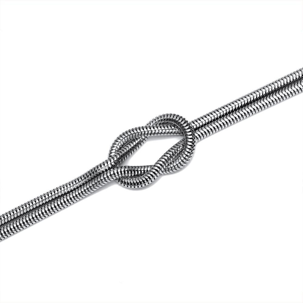 Unique Armband Silbernes Liebesknoten Partnerarmband B5286 günstig online kaufen