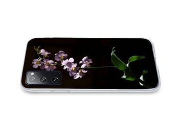 MuchoWow Handyhülle Orchidee - Blume - Rosa, Phone Case, Handyhülle Samsung Galaxy S20 FE, Silikon, Schutzhülle
