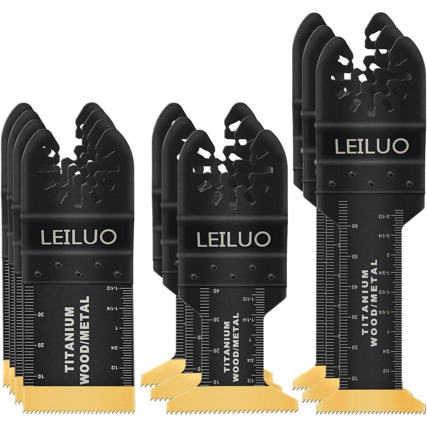 LuxusKollektion Sägeblatt Oszillierende Sägeblätter Titan-Set 10tlg