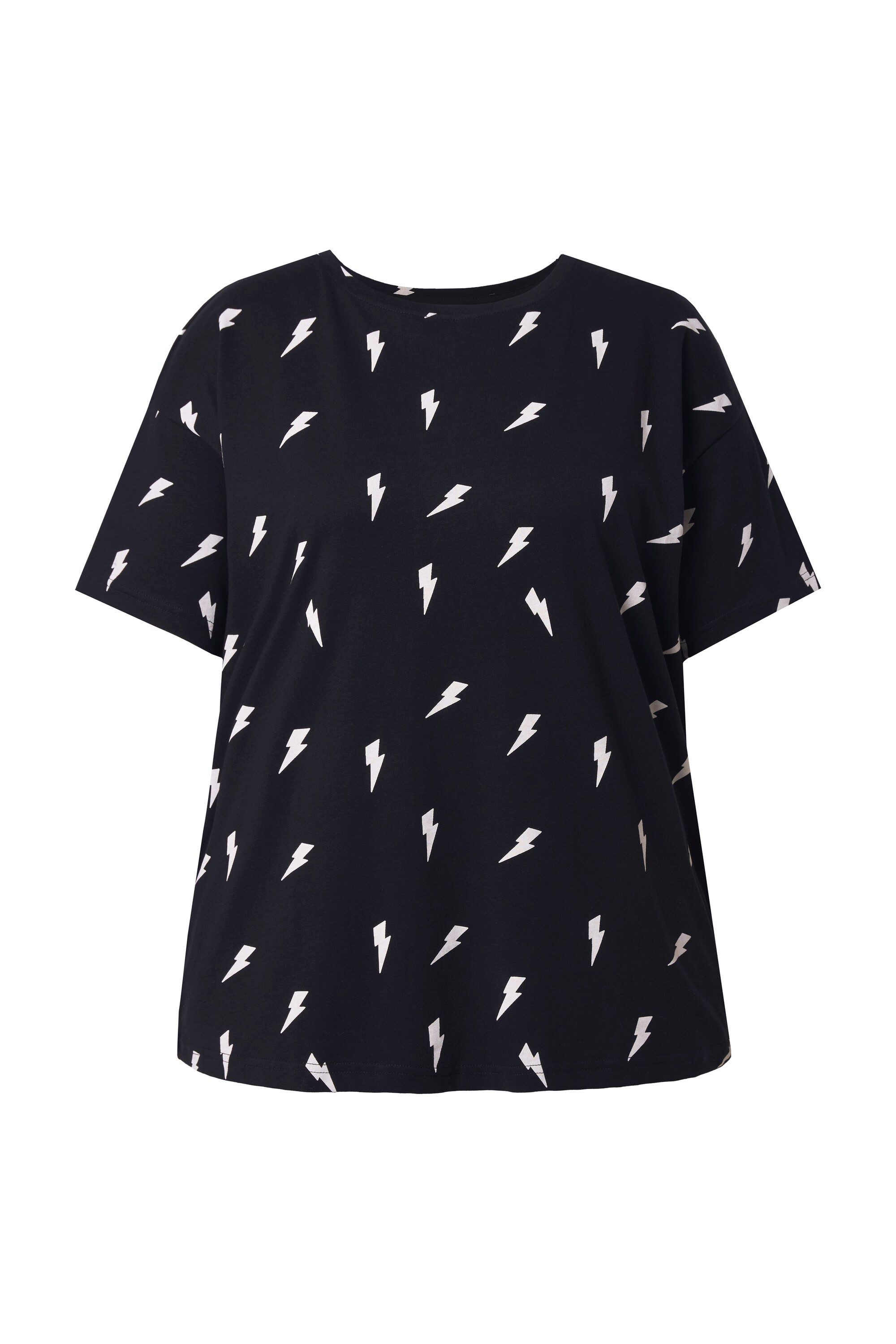 Studio Untold T-Shirt T-Shirt Blitz-Muster Halbarm günstig online kaufen