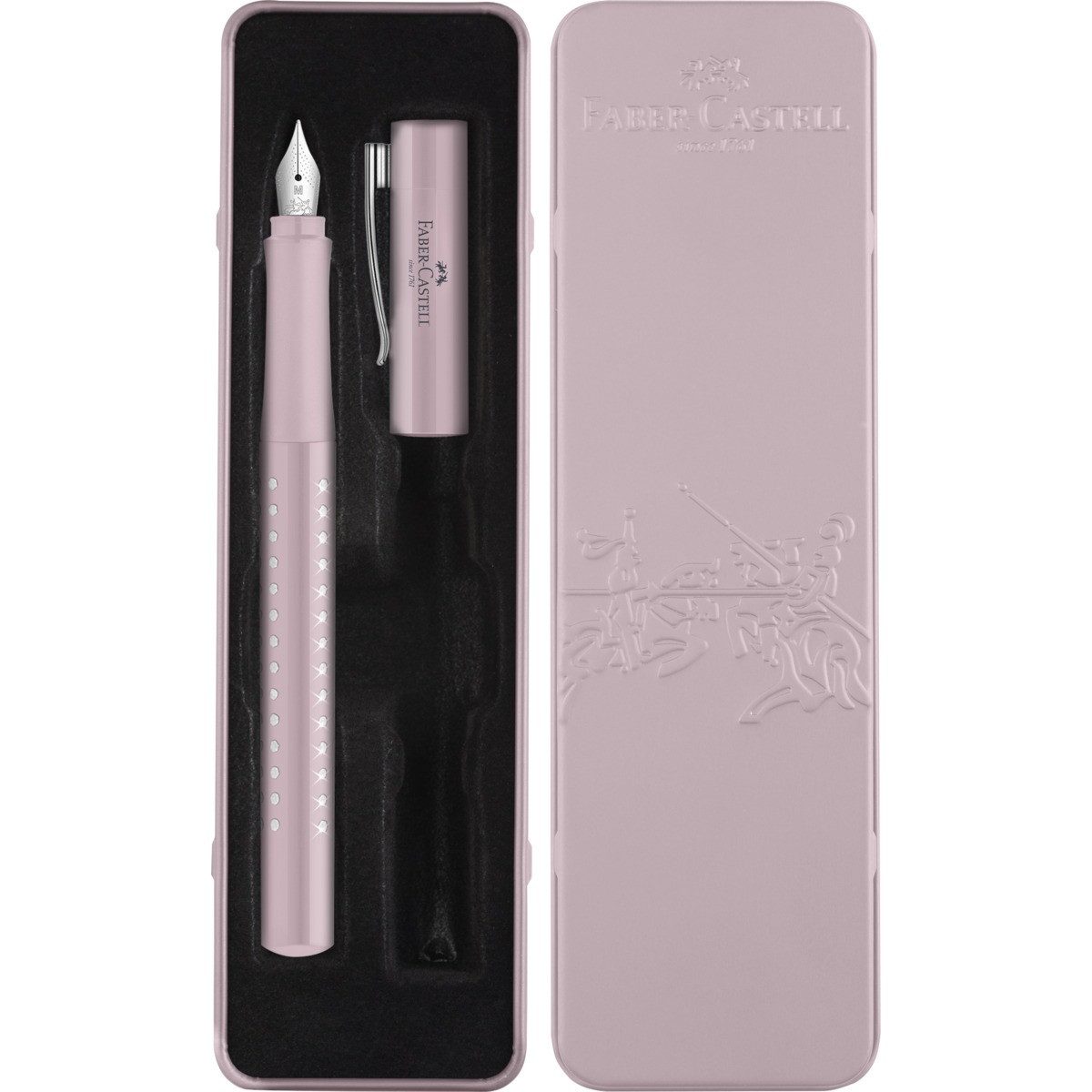Faber-Castell Füllfederhalter FABER-CASTELL Füller Sparkle Set M rosé