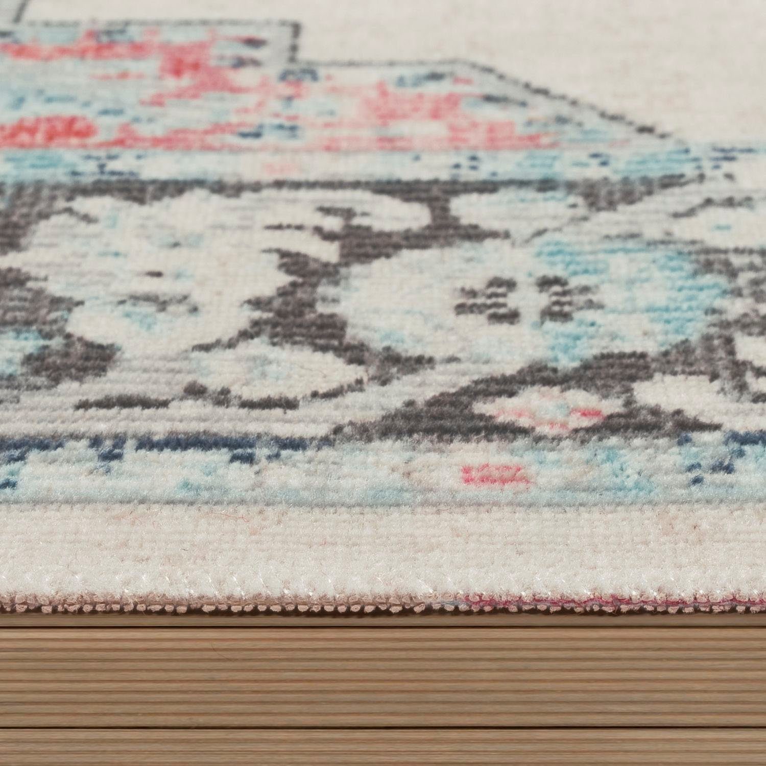 Teppich Torres und mm, 275, Vintage Höhe: 8 Orient-Optik, In- Home, cream Outdoor Paco rechteckig, Design, Kurzflor, geeignet