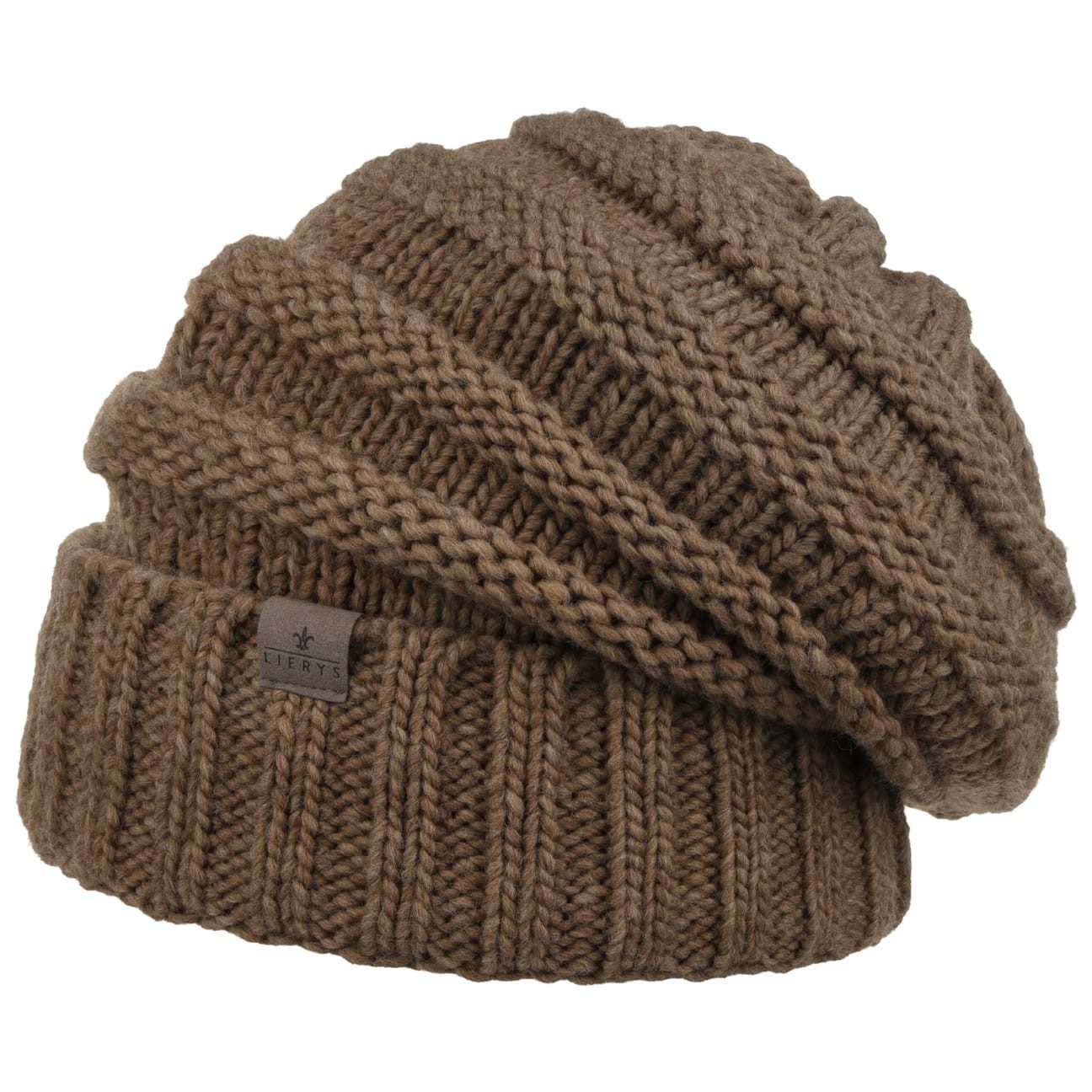 Lierys Beanie (1-St) Strickmütze mit Futter, Made in Germany