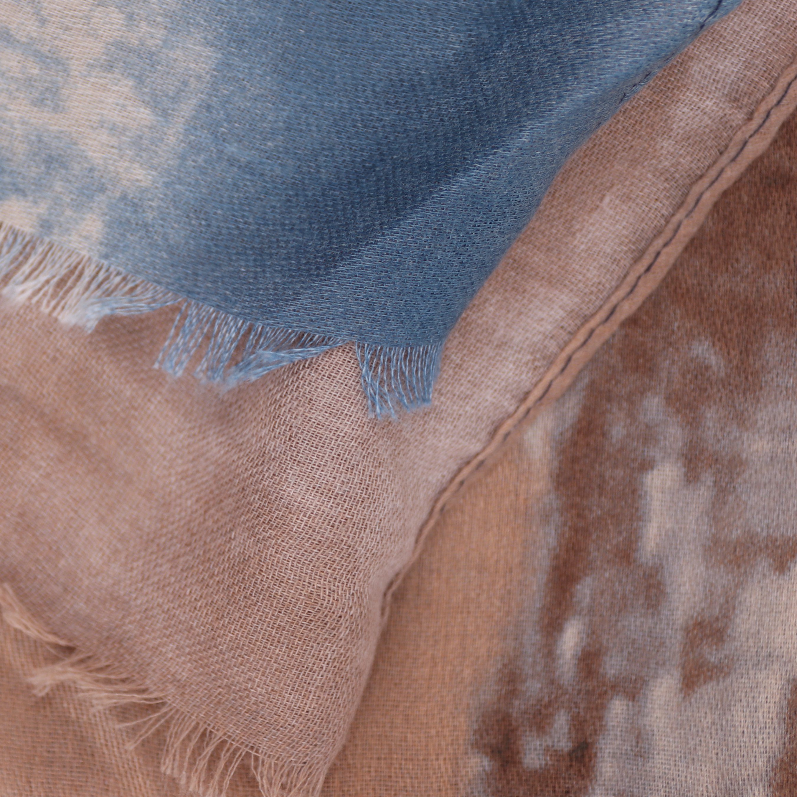 MIRROSI Modeschal Weich XXL ca.85x180cm Schal Bunt Blumen, (Kollektion Herbst/Winter 2025), Damen Halstuch ideal für Herbst und Winter oder Ganzesjahr