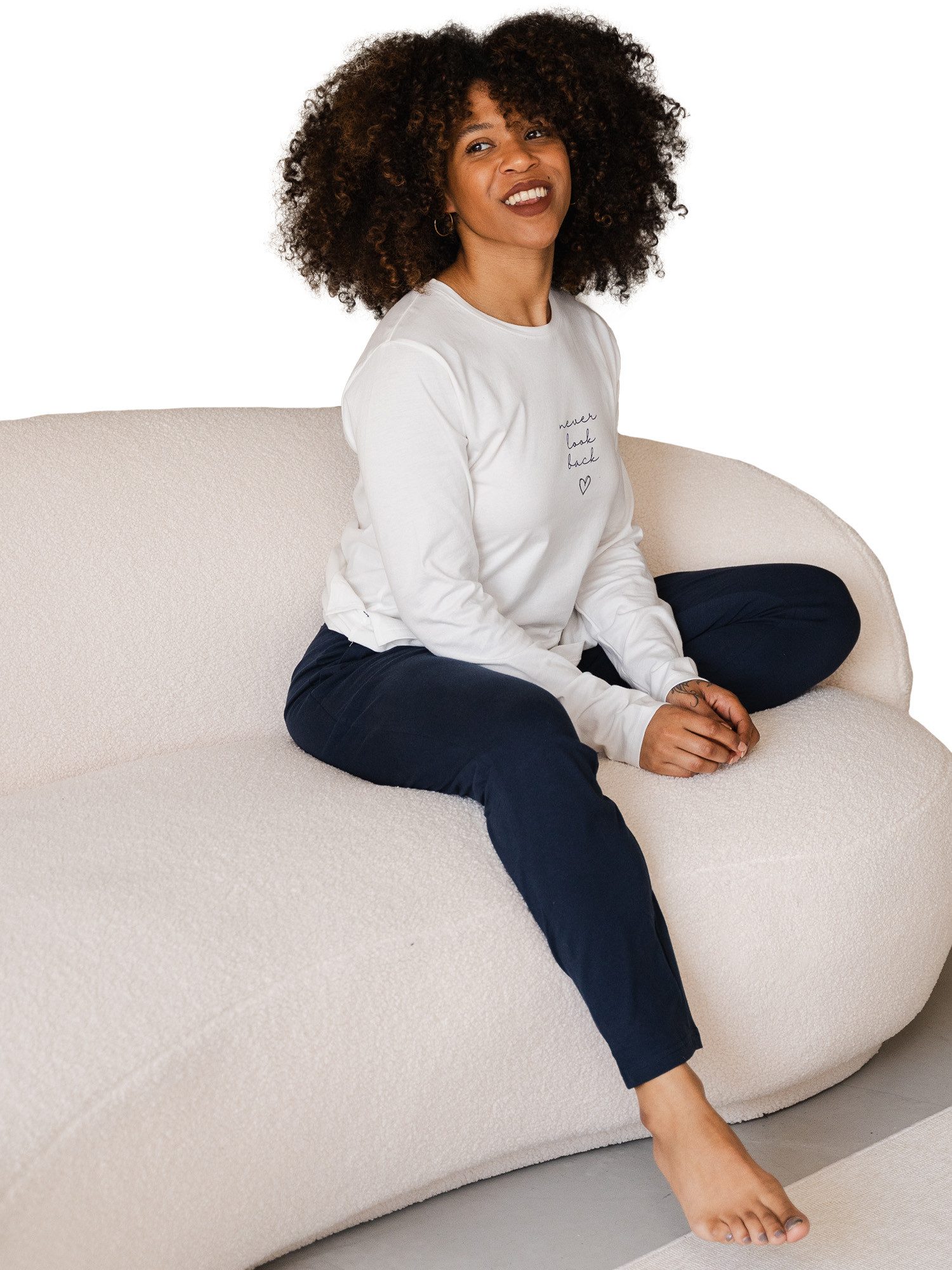 By Louise Pyjamahose Mix & Match Schlafhose Loungewear gemütlich und bequem günstig online kaufen