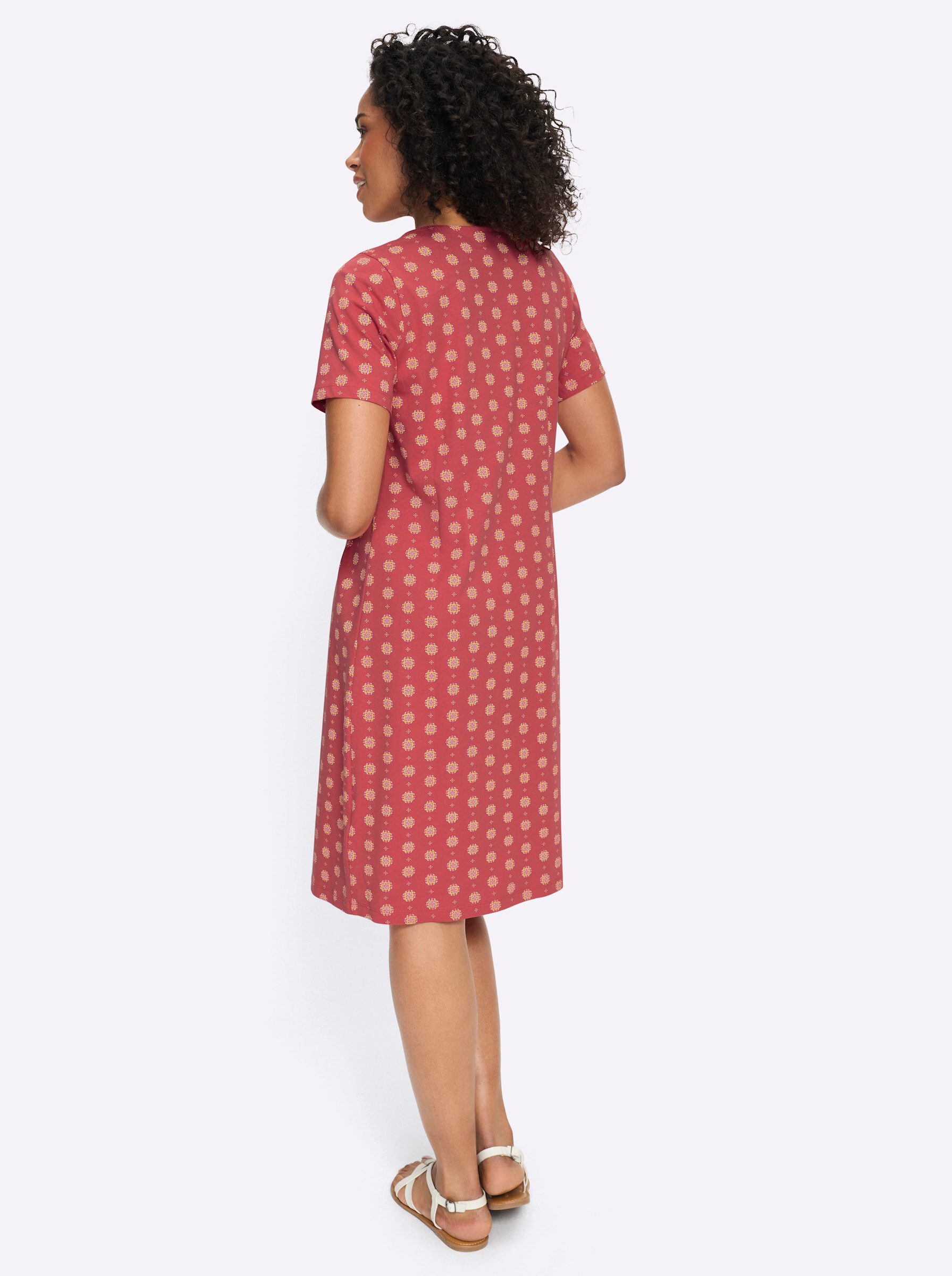 Sieh an! Etuikleid Jersey-Kleid Kurzarm