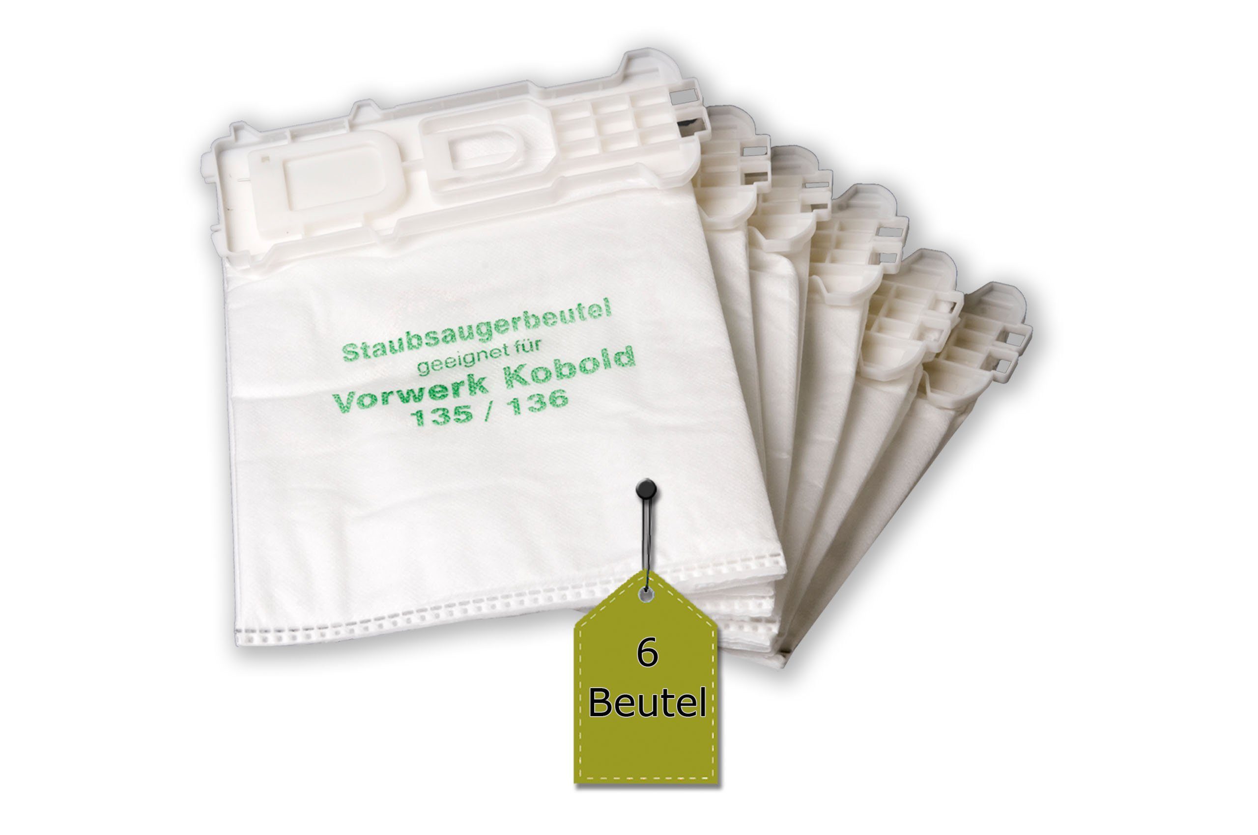 Staubsaugerbeutel passend für Vorwerk Kobold 135 / 136 / 135SC / VK135 / VK135