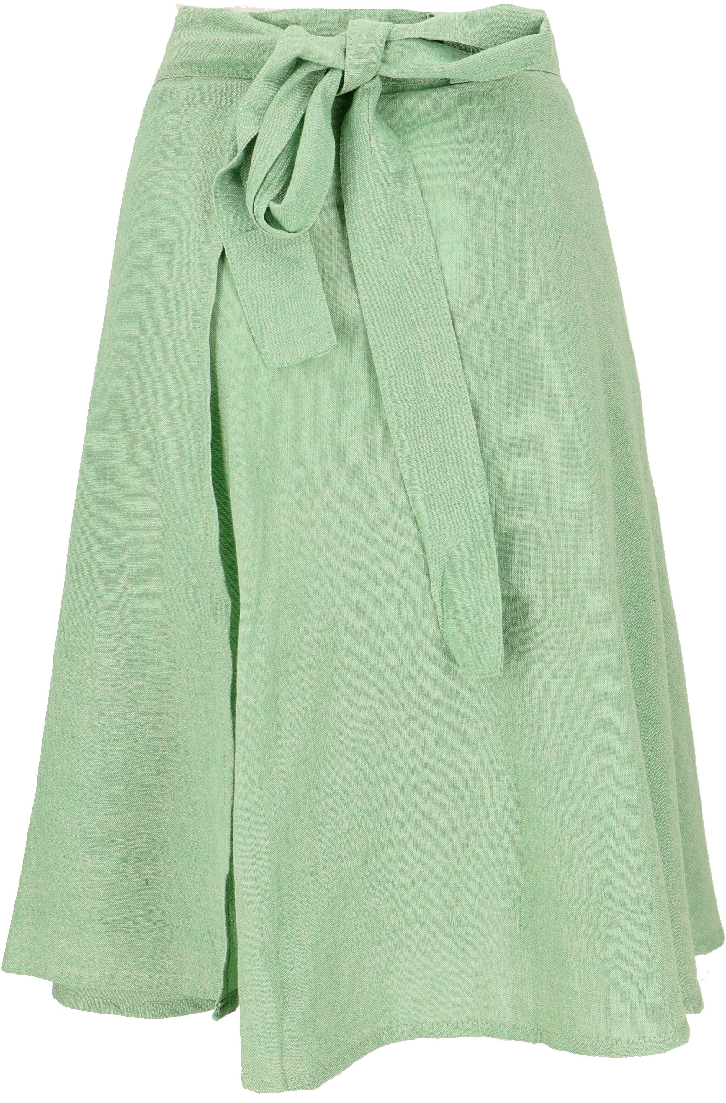 Guru-Shop Minirock Leichter Wickelrock, Boho Baumwoll-Sommerrock -.. altern günstig online kaufen