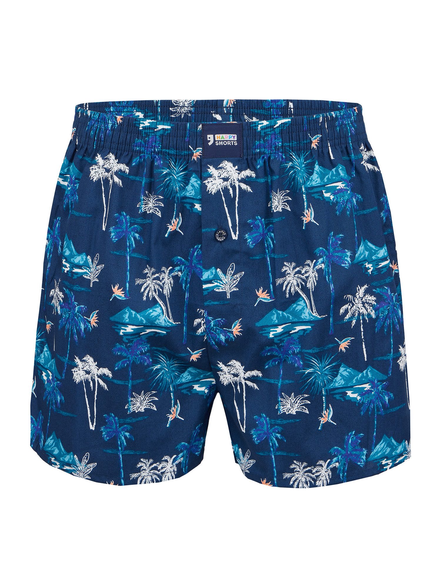 HAPPY SHORTS Boxer Motives Island American Boxershort Baumwolle Trunk Loose günstig online kaufen