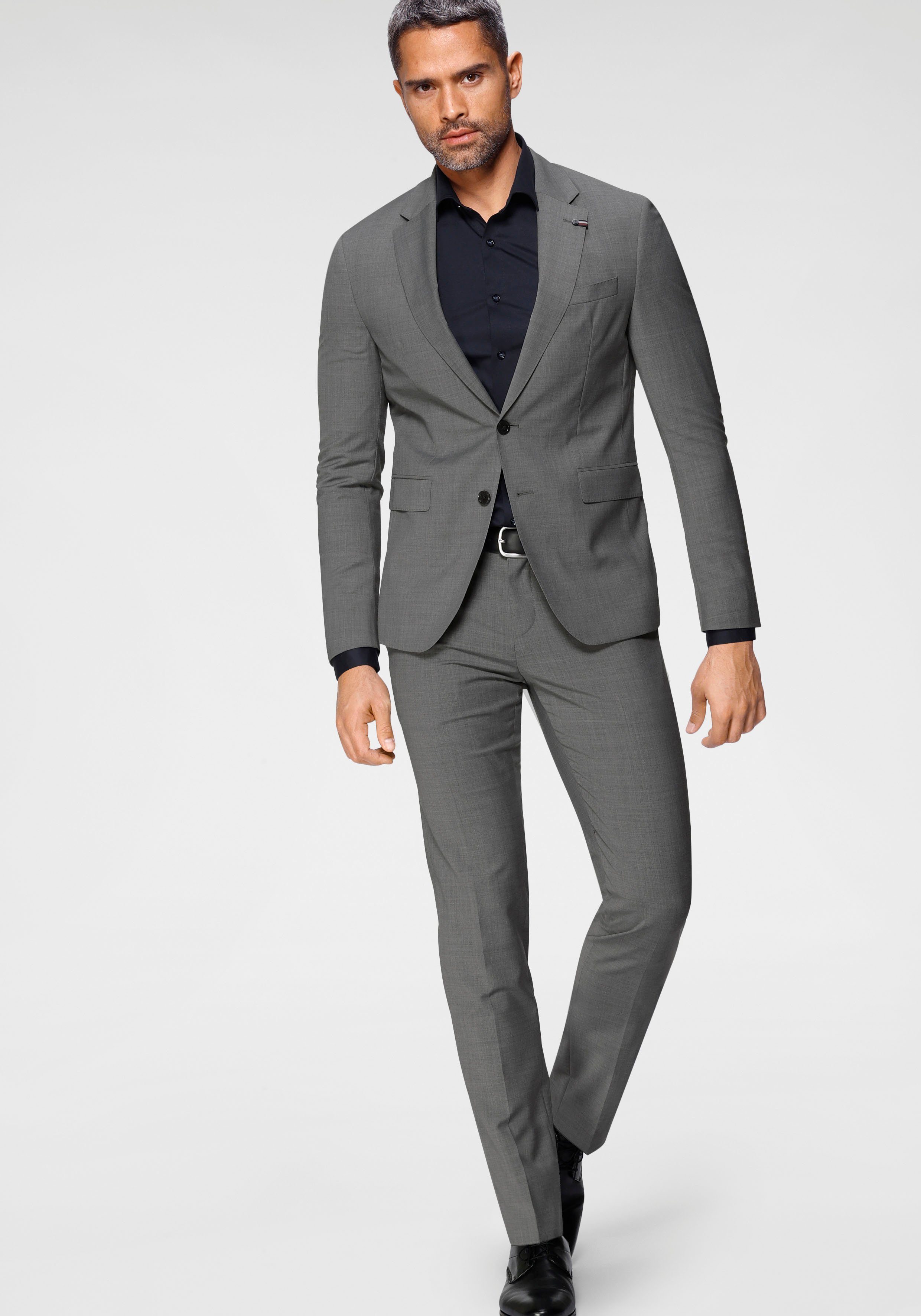 Tommy Hilfiger TAILORED Anzug »Slim Fit« (2-tlg) Strukturmuster online  kaufen | OTTO