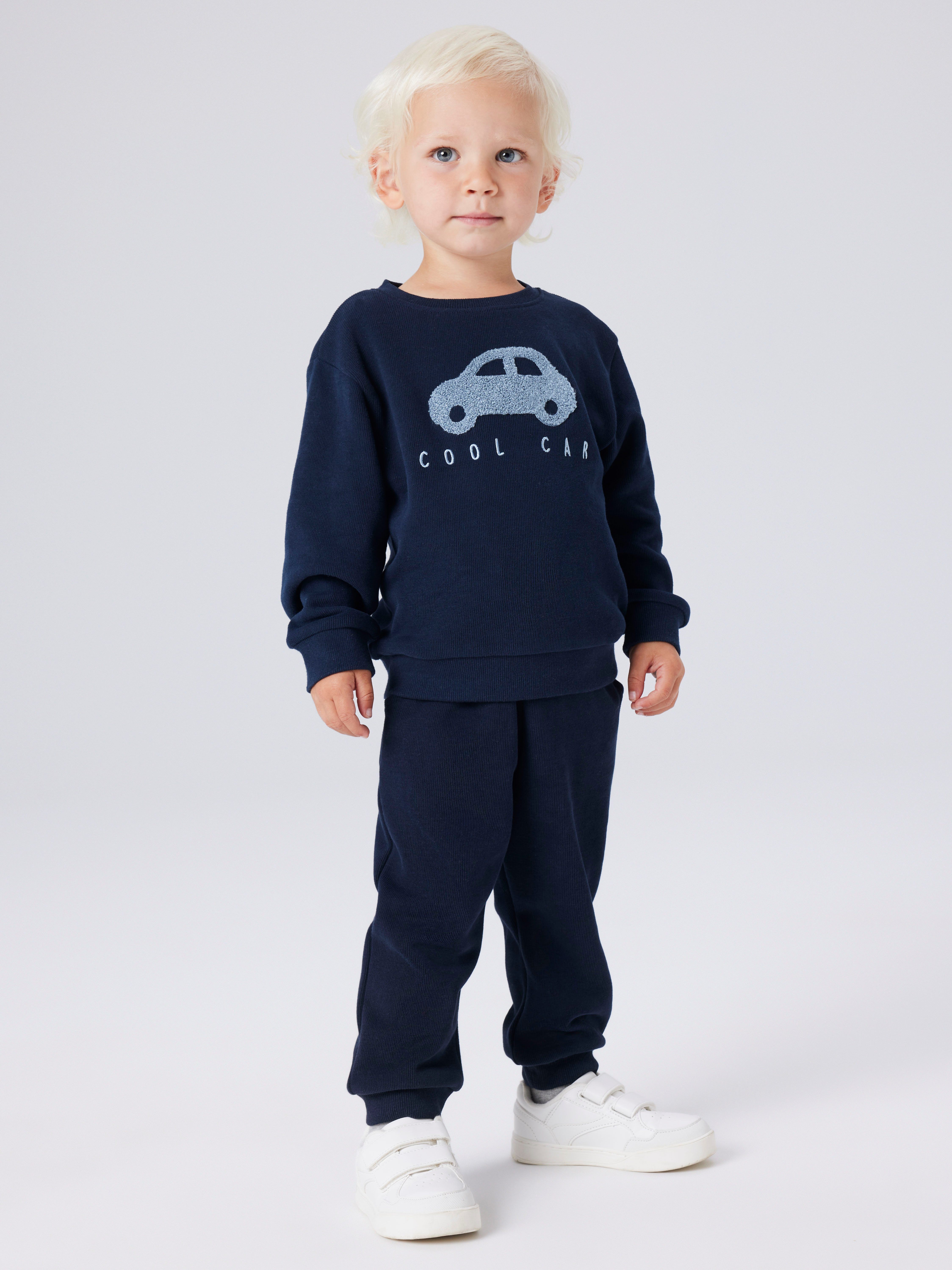 Name It Sweatshirt NMMOBEAR NREG SWEAT UNB mit hochwertiger 3D-Stickerei