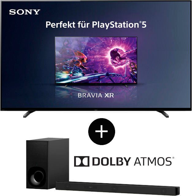 Sony XR-65A80J OLED-Fernseher (164 Google cm/65 HD, inkl. TV, Zoll, 4K Ultra Soundbar