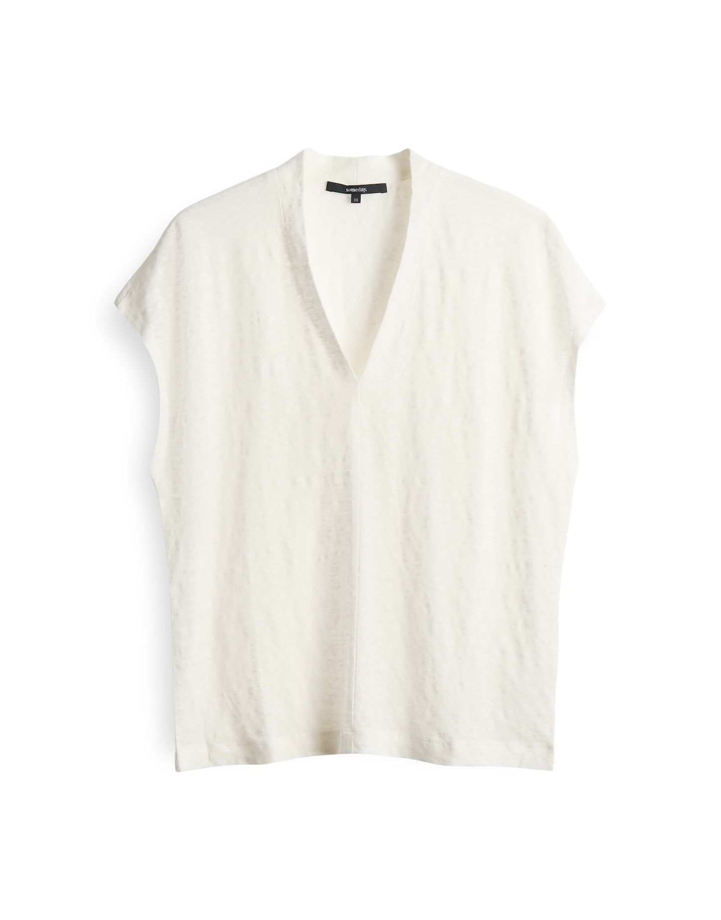 someday Kurzarmshirt KUINN mit tiefen V-Neck günstig online kaufen