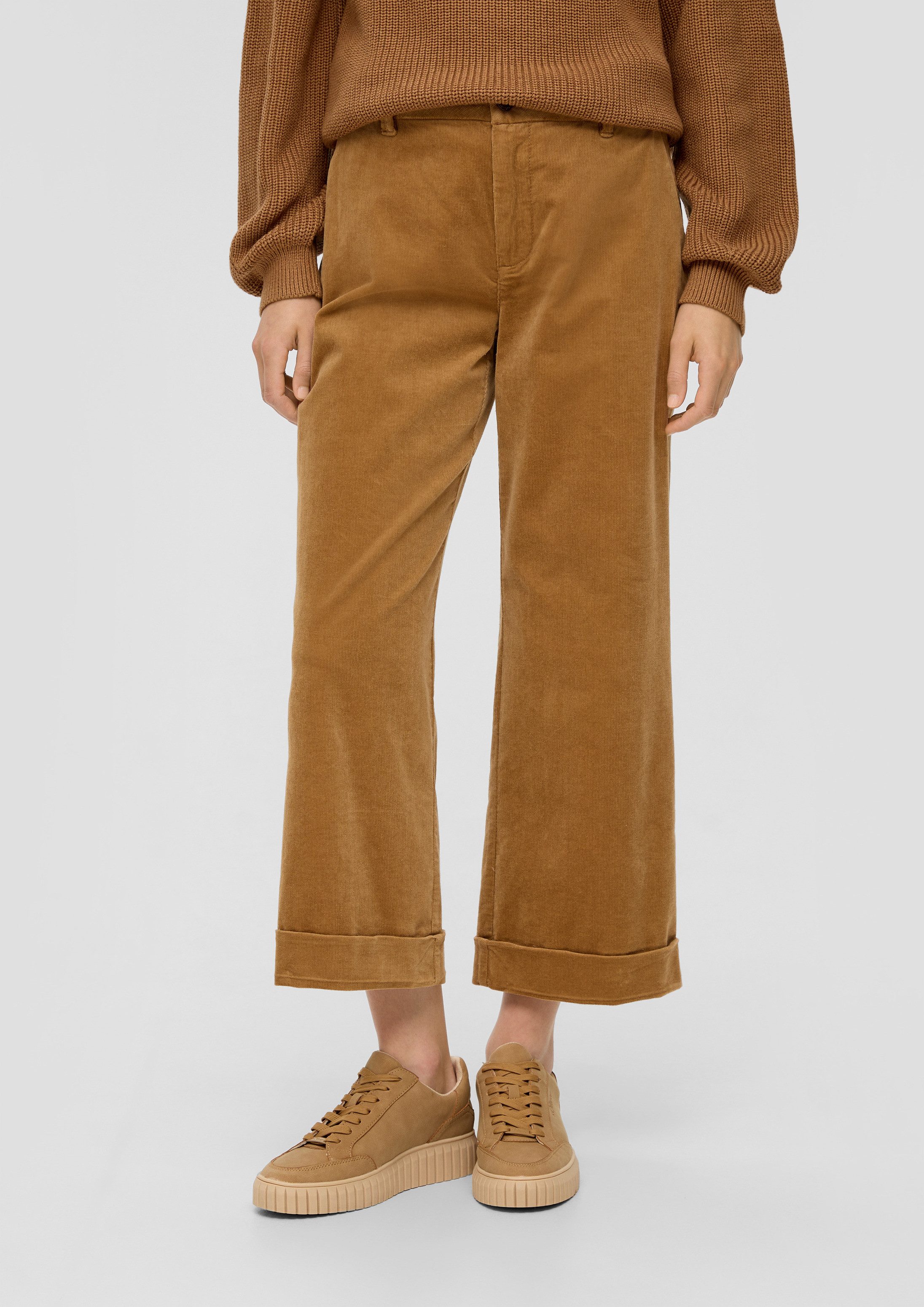 s.Oliver Culotte Hose Regular: Culotte aus Cord