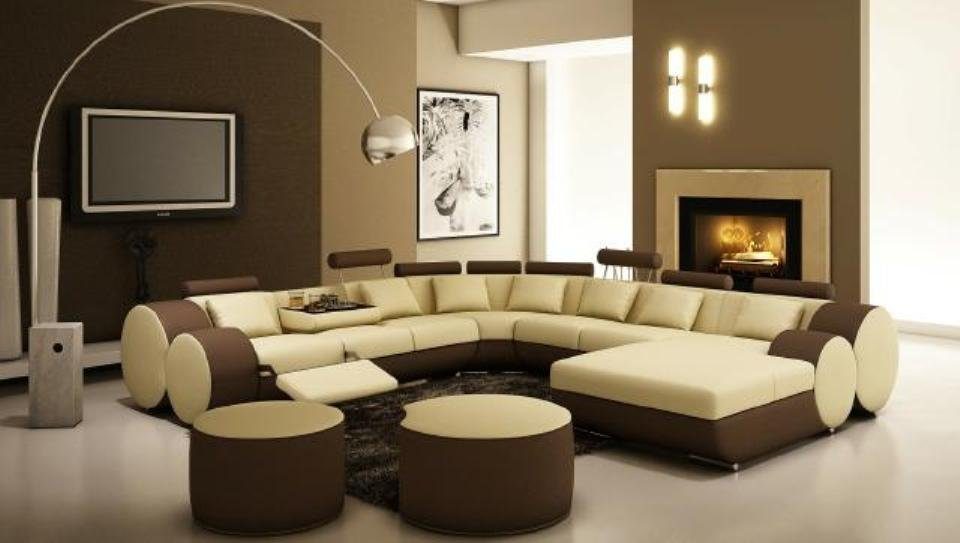 JVmoebel Ecksofa Designer Ledersofa xxl Big Wohnlandschaft Sofa Couch Polster Ecksofa, Made in Europe
