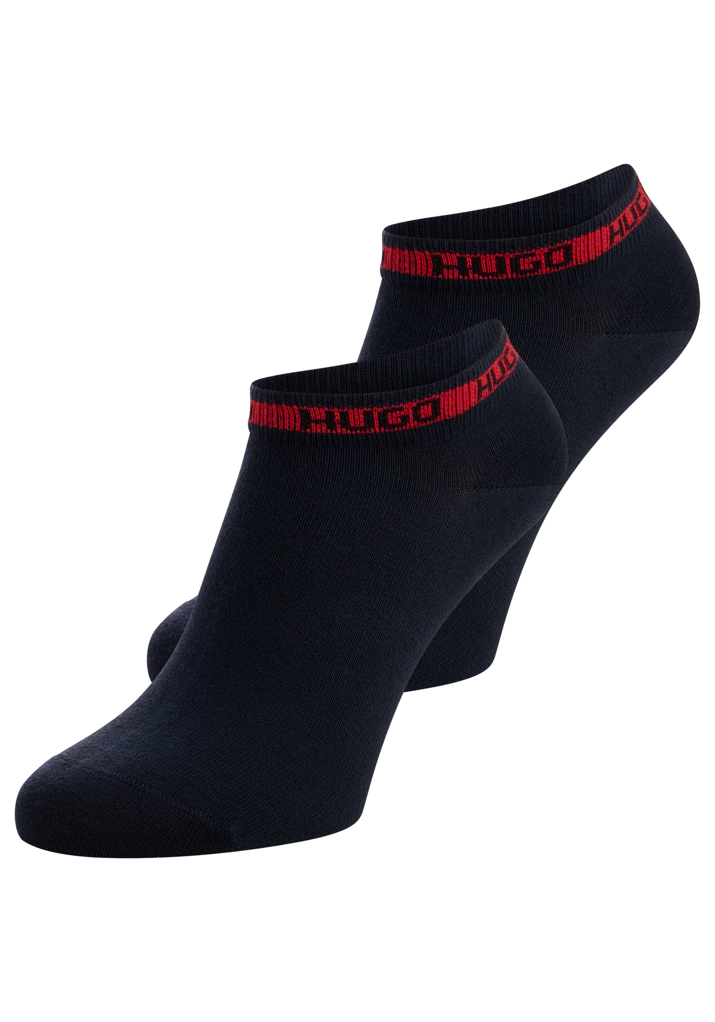 HUGO Freizeitsocken 2P AS TAPE CC (Packung, 2er Pack) mit Logo