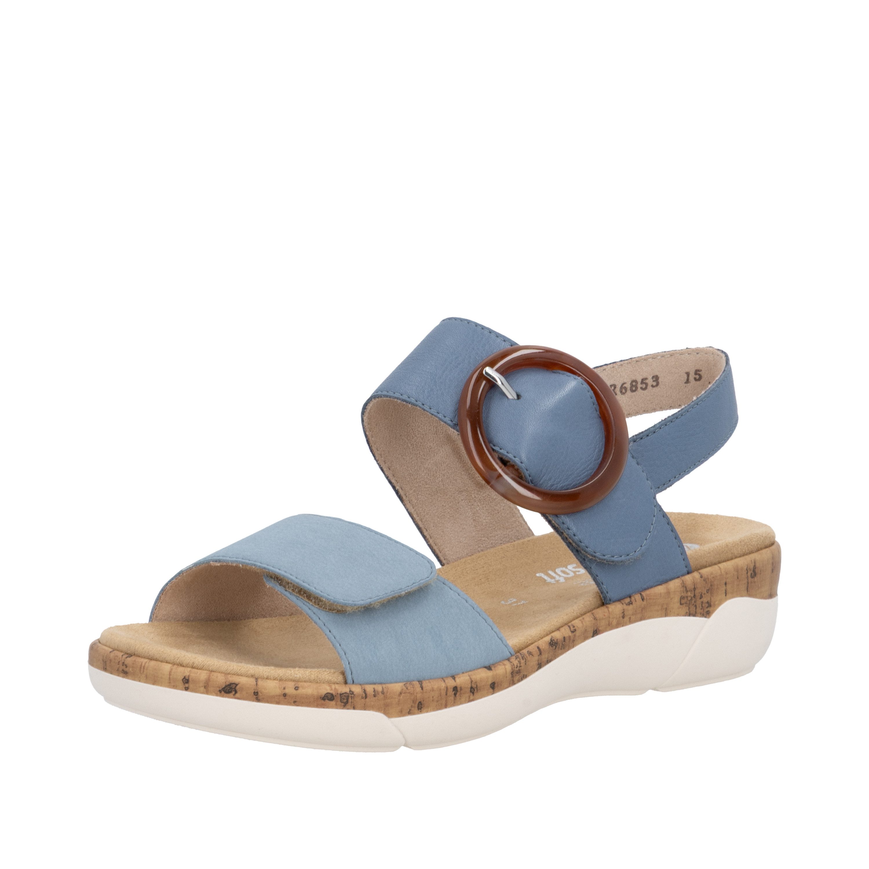 Remonte Keilsandalette Sommerschuh, Riemchensandale, praktische Klettverschlüsse