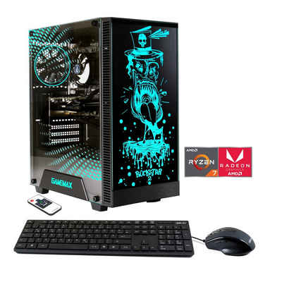 Hyrican Multimedia-PC Rockstar 6737 PC (AMD Ryzen 7 5700G, Radeon Graphics, 16 GB RAM, 2000 GB SSD, Luftkühlung, Windows 11)