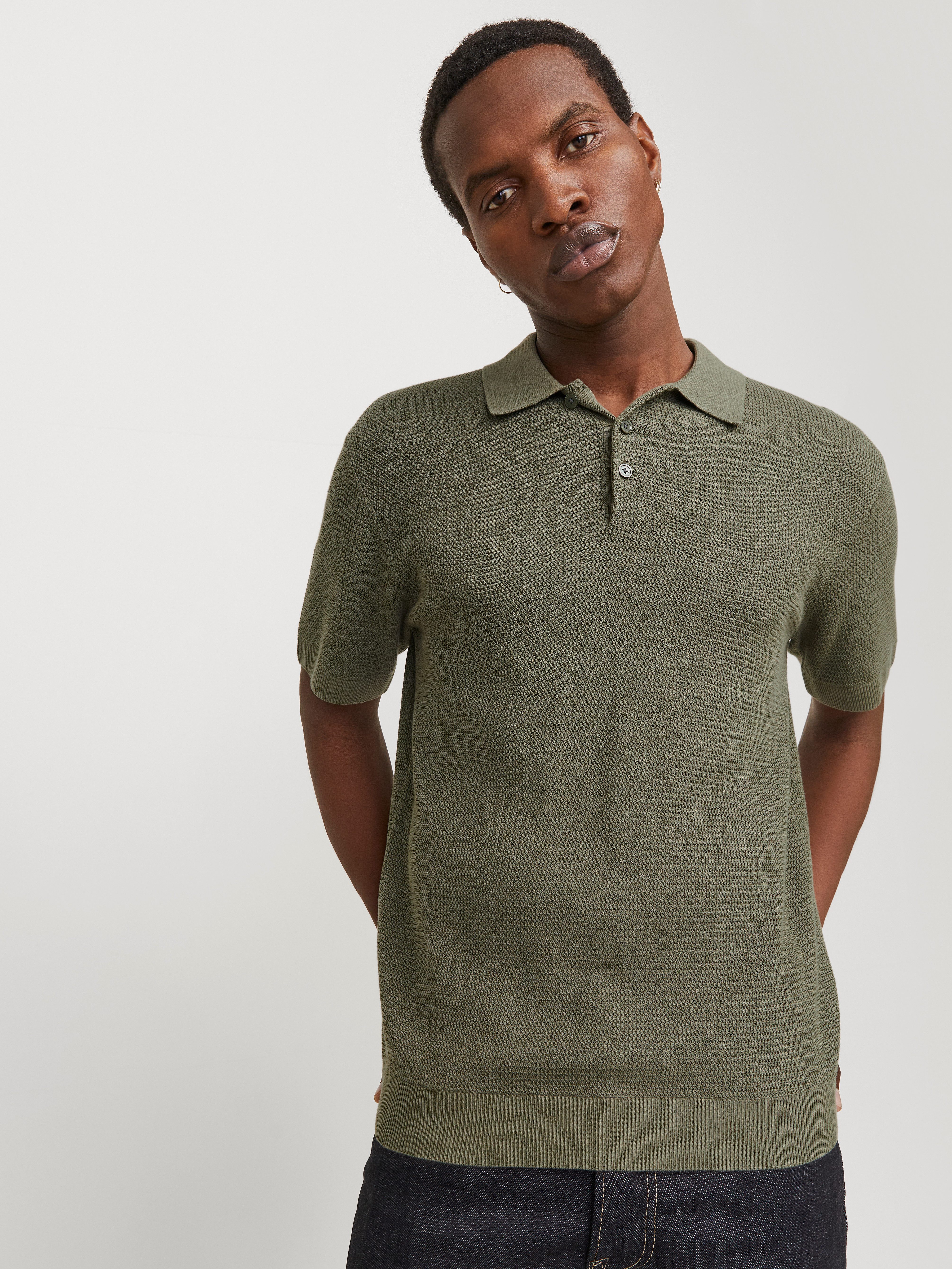 Jack & Jones Polokragenpullover JPRCCCOOPER KNIT günstig online kaufen