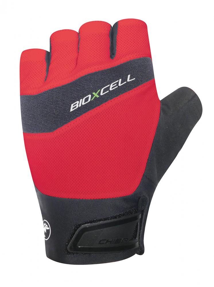 Chiba Fahrradhandschuhe CHIBA BioXCell Pro - Radhandschuhe rot XL mit 2-stufiger BioXCell-Pols