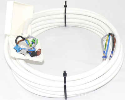 maxgo® SET 6,5m Herdanschlusskabel H05VV-F 5G2,5 inkl Herdanschlussdose AP/UP Elektro-Kabel, (650 cm)