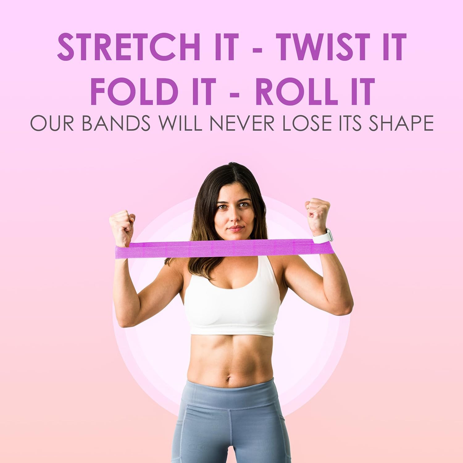 Endless Trainingsband EL1044 Resistance Loop Bands 3er Set Material: Baumwolle für Unisex, Resistance Band 3er Set mit leichtem,mittlerem und schwerem Widerstand