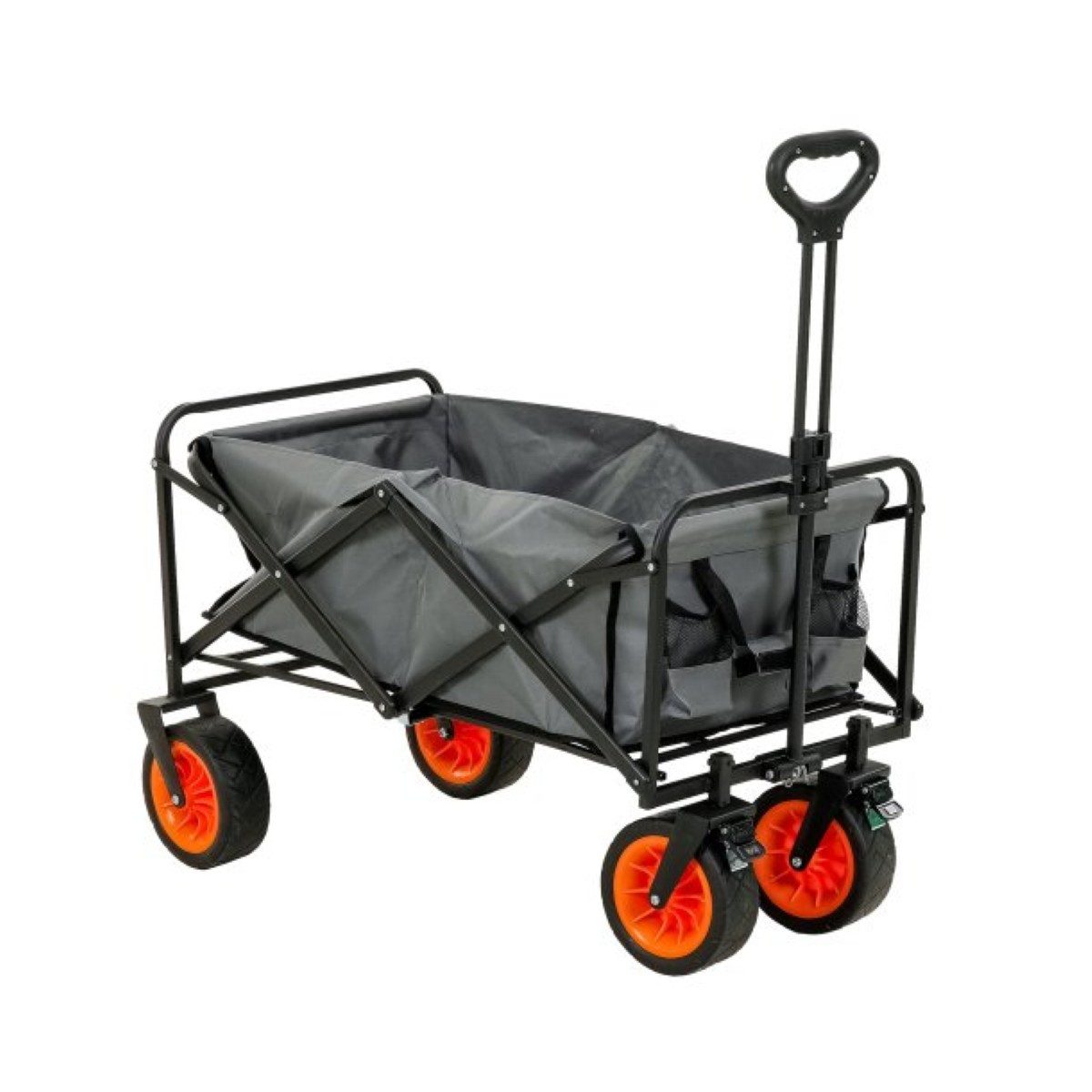 Bollerwagen mit 4 Räder - Platzsparend klappbar & vielseitig einsetzbar